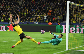 Kết quả vòng 1/8 Champions League: Haaland lập kỷ lục, Dortmund đánh bại PSG